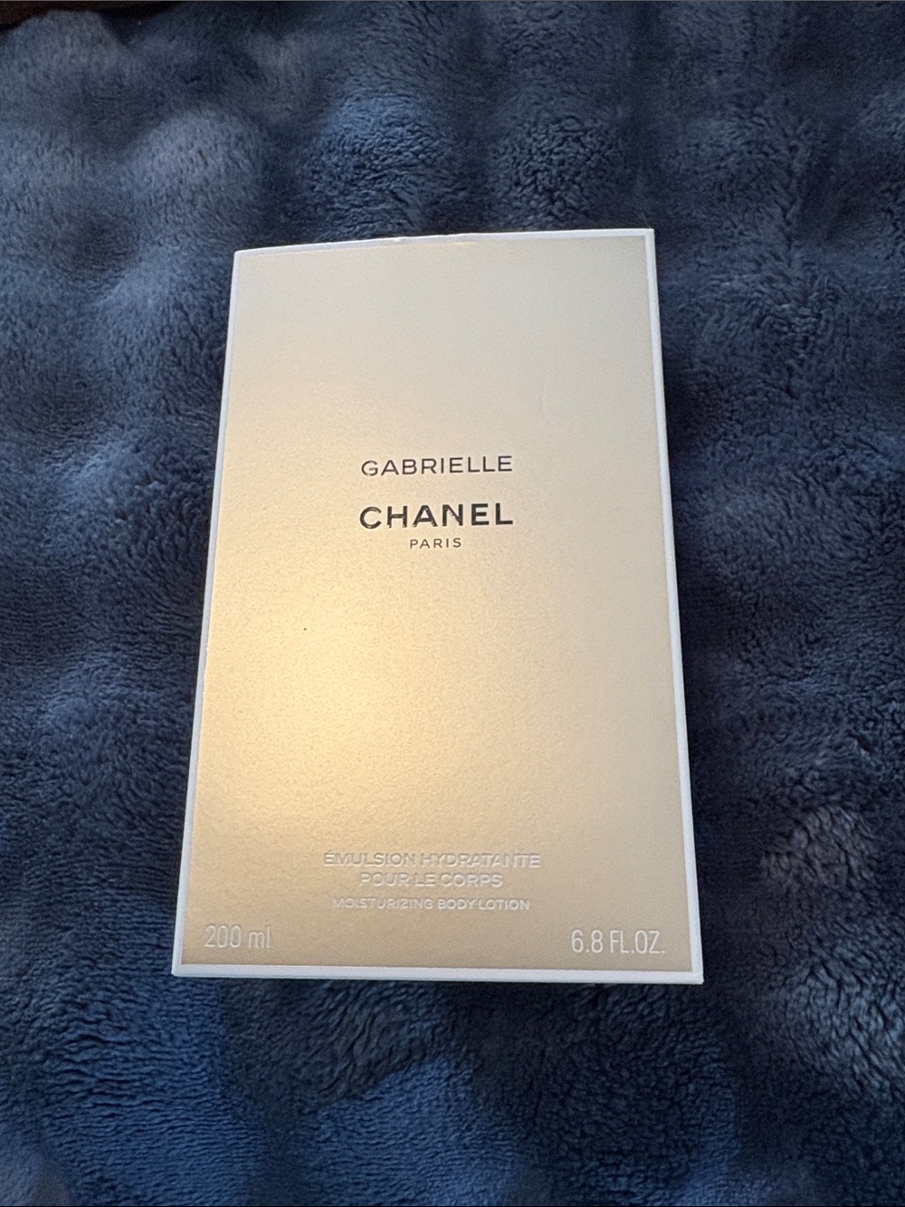 CHANEL Gabrielle Moisturizing Body Lotion — Cream and Black Accents